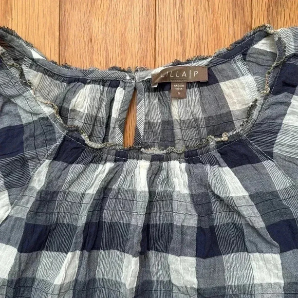 Lilla P Check Woven Wrap Skirt Plaid Tank Top Set size S - Picture 7 of 10